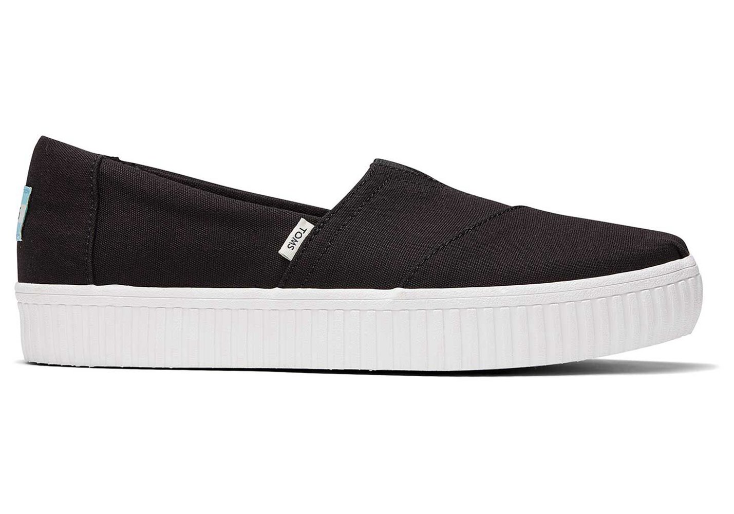 Toms Alpargata Indio Slip On Espadrille Black - Womens - 73924-UTAL